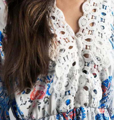 Summer fashion top lace