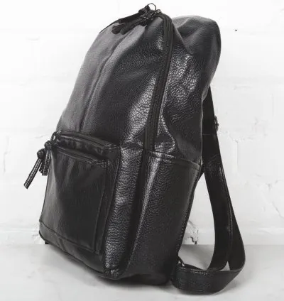 Black fashion women backpack